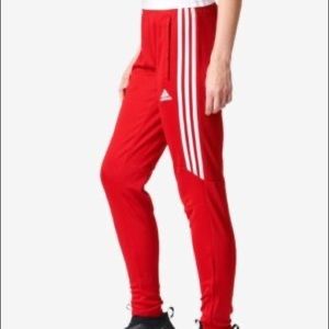 Red adidas climacool pants